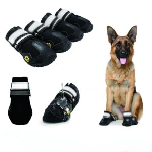 Dog shoes for large dogs, boots for medium-sized dogs and paw protectors, dog rain boots.